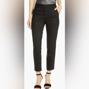 Alice + Olivia Sleek Black Straight Leg Pants
